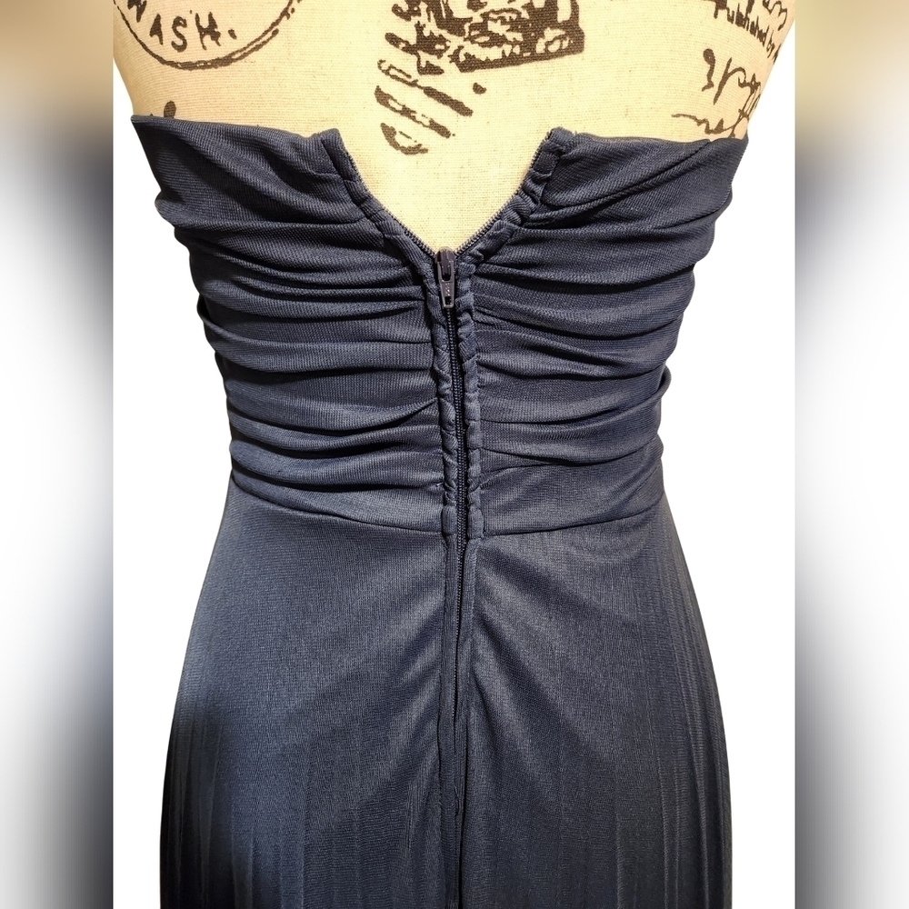 B. Darlin Strapless Navy Dress - Picture 7 of 13